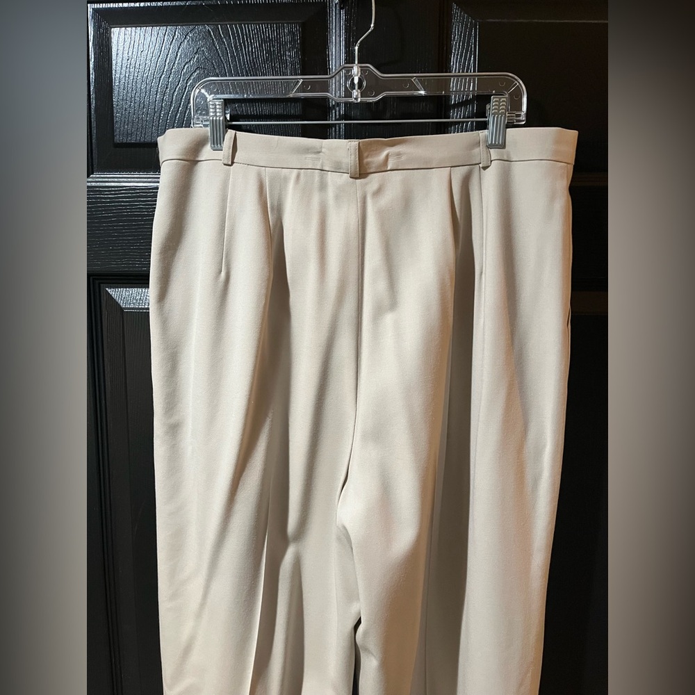 Talbots Classic Cream Women's Trousers - Picture 5 of 9